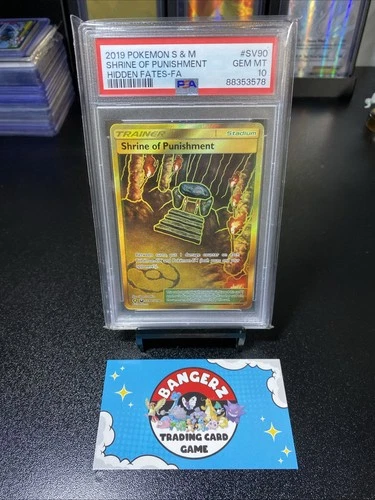 2019 Pokemon SWSH Shrine Of Punishment Hidden Fates Secret #SV90 PSA 10