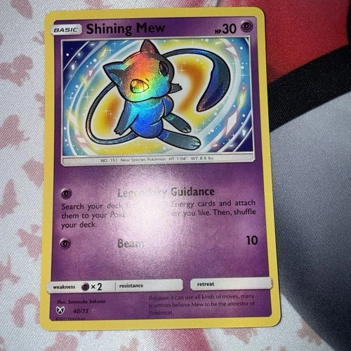 Pokémon TCG Shining Mew 2017 Shining Legends 40/73