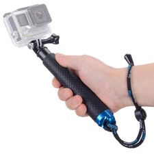 19'' Extension Selfie Stick, Portable Hand Grip Waterproof Handheld Monopod A...
