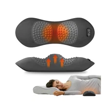 3-in-1 Electric Lumbar Support Pillow for Bed and Chair, Smooth Spi... Fast Ship