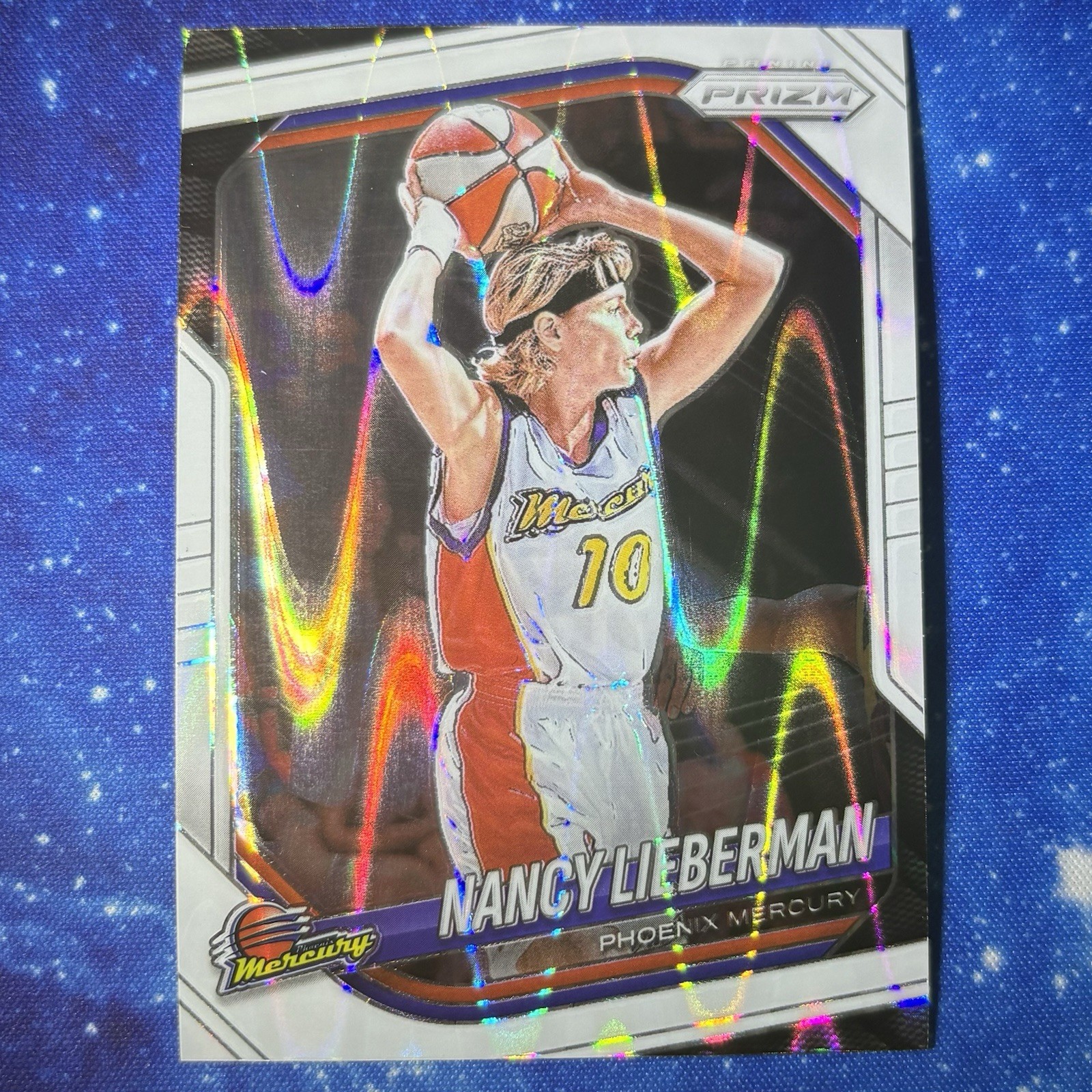 2025 Prizm Nancy Lieberman #34 White Seismic