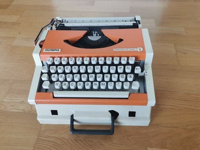 OLYMPIA TRAVELLER DE LUXE ORANGE - Schreibmaschine