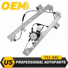 Power Window Regulator W Motor Front Passenger Side For Chevy Silverado Gmc