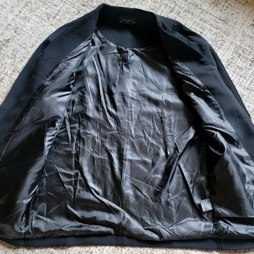 Chaqueta Blazer Dress Forum Negra Sin Cuello Talla Pequeña - Imagen 7 de 12