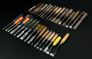 Vintage Japanese Chisel nomi 33set made in Japan /Hammer Hand Tool g50