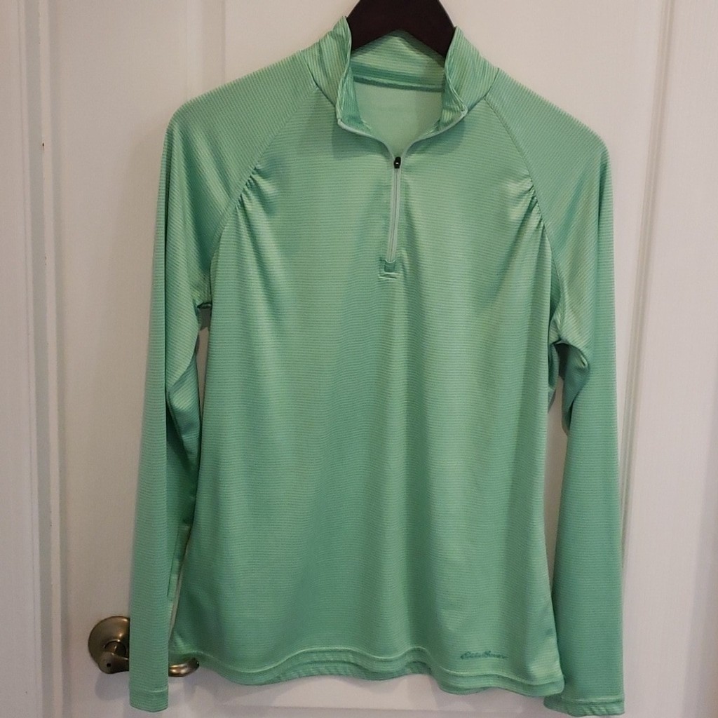 Eddie Bauer Quarter zip performance pullover in L… - image 1