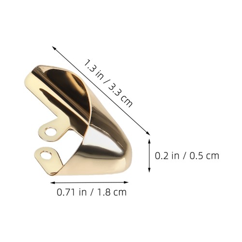6 Pairs Zehenschutz Mann Schuhspitzenabdeckung Kopfschutz Mit Hohen Absätzen - 第 5/12 張圖片
