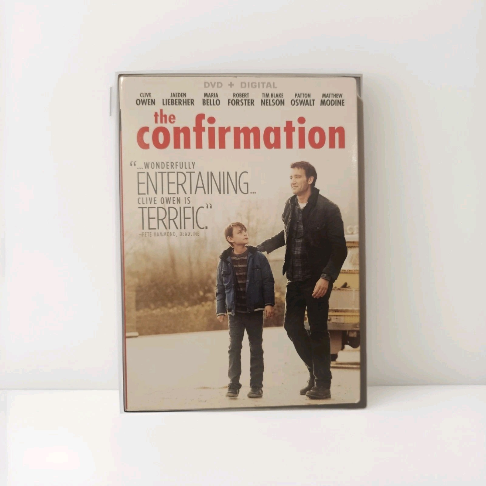 The Confirmation (DVD + Digital Code, 2016) (Clive Owen, Maria Bello) NEW Sealed