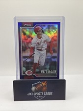 2026 Topps Series 1 Matt McLain Purple Foil #/250 Reds #81