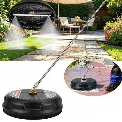 #ad #ad 15quot; Pressure Washer Surface Cleaner w 2 Extension Wands 1 4quot; Connector 4000PSI $55.99