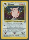 2000 Pokémon TCG Base Set 2 Clefable 5/130 Holo Rare WOTC Vintage LP+/NM-