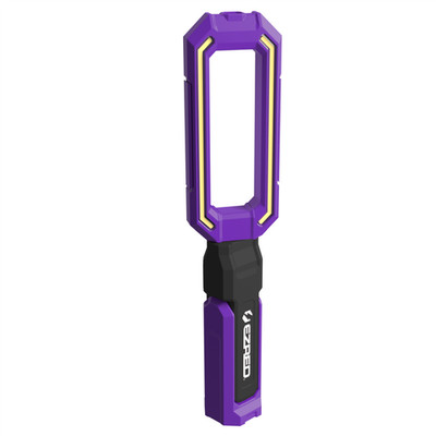  E-Z Red 850 Lumen View Through Pivoting Work Light with Magnetic Base - Purple 
