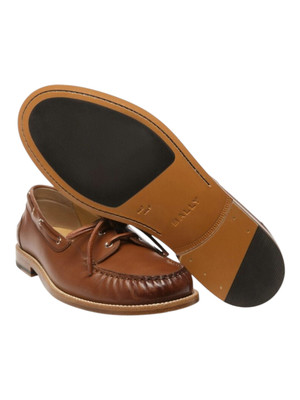 Bally Men’s Rich Brown Leather Loafers (original price $825). Bally Leather Loafers | Saks Fifth Avenue main image 4