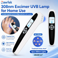 Upgraded 6 Diodes 308nm UVB Phototherapy Lamp 20mW/cm  LCD Screen Skin Disease