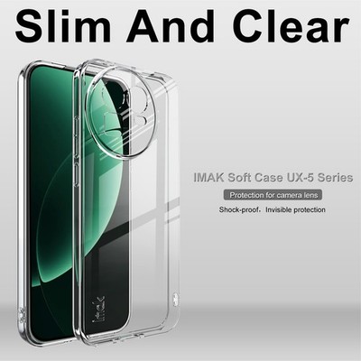IMAK For Realme GT8 5G, Luxury Soft Clear Transparent Rubber Slim Case Cover