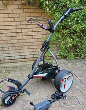 Motocaddy S1 Electric Golf Trolley, with 18-27H Lithium Battery & Charger