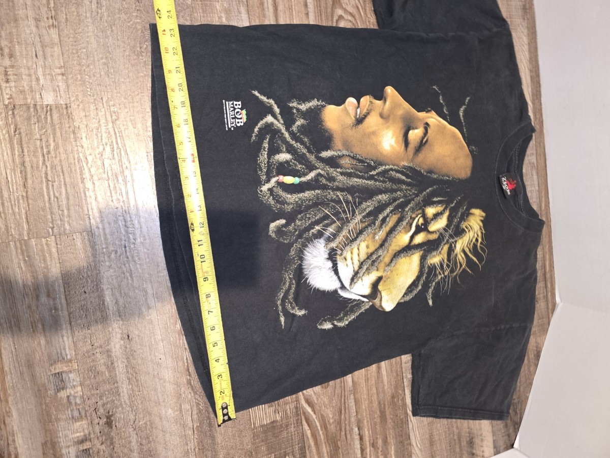 Bob Marley - “Lion” - Fifty-Six Hope Road Music - Black Shirt - 1X View 5