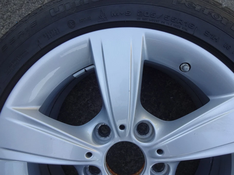 4x Original BMW Winterräder 205/55 R16 91H - für 1er F20 F21 2er F22 F23 1182 - Bild 4 von 4