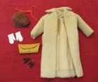 Vintage Barbie Outfit  #915 Peachy Fleecy Commuter Set Complete 1960's