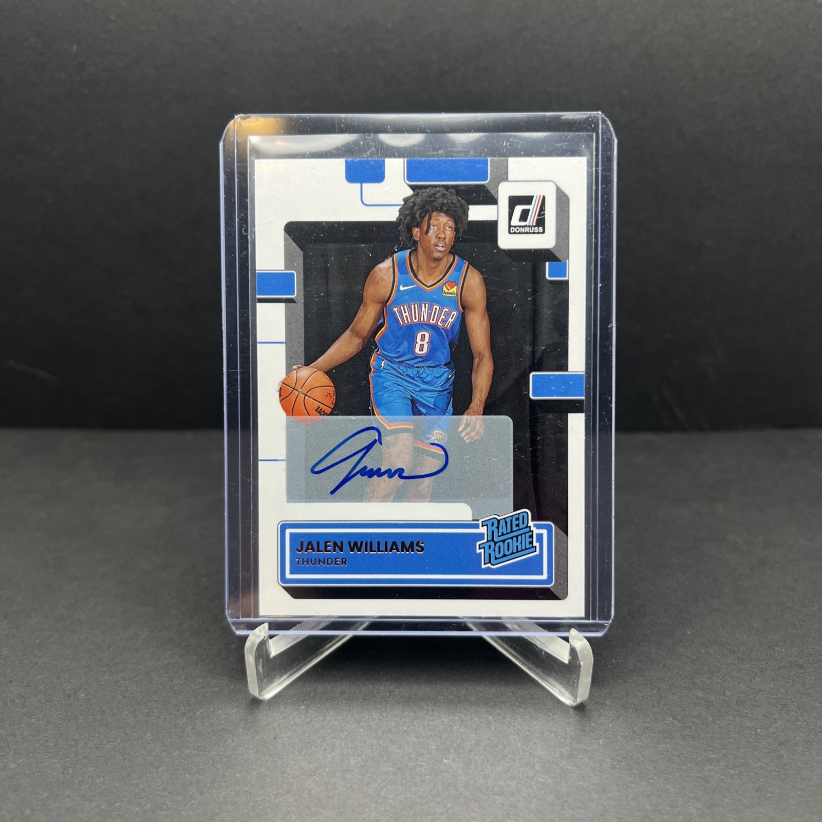 2022-23 Panini Donruss Rated Rookie Jalen Williams #212 Signatures (AU, RC) Auto