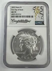 2023 Peace Dollar $1 First Day Of Issue NGC MS 70 Congratulations Label