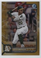 2022 Bowman Chrome Gold Refractor 40/50 Cristian Pache #56 1p5