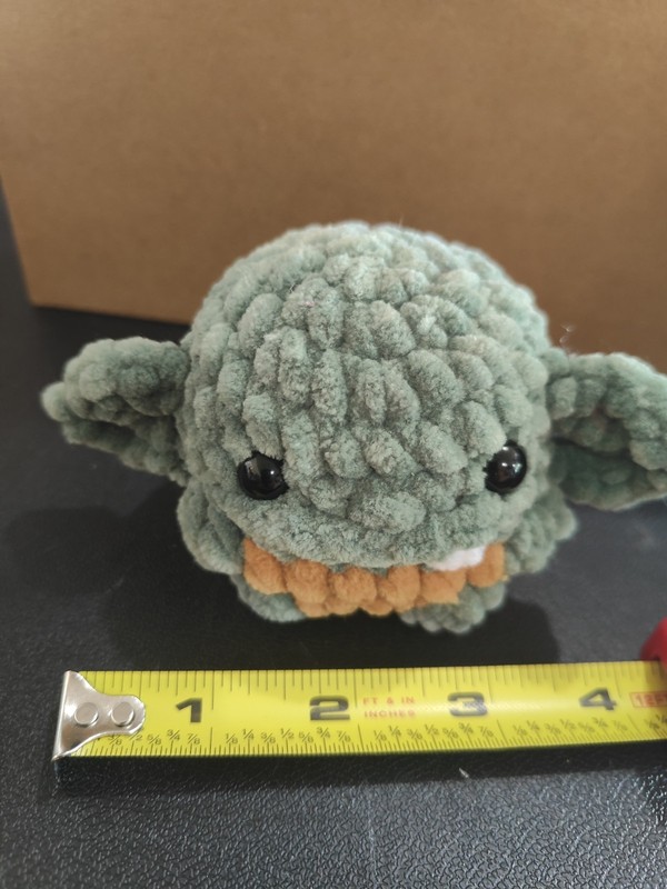 Handmade Crocheted Alien Or Monster Toy New