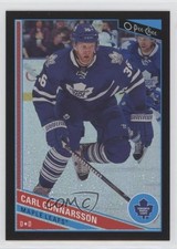 2013-14 O-Pee-Chee Black Rainbow Foil 38/100 Carl Gunnarsson #43 1s8