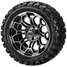 4 20x10r12 Sierra Rover Radial Tires On 12x7 Blackmachined Hercules Wheels 4 20x10r12 Sierra Rover Radial Tires On 12x7 Blackmachined Hercules Wheels