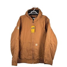 Carhartt J130-M Washed Duck Insulated Active Jac 3XL Tall Brown NWT Mexico