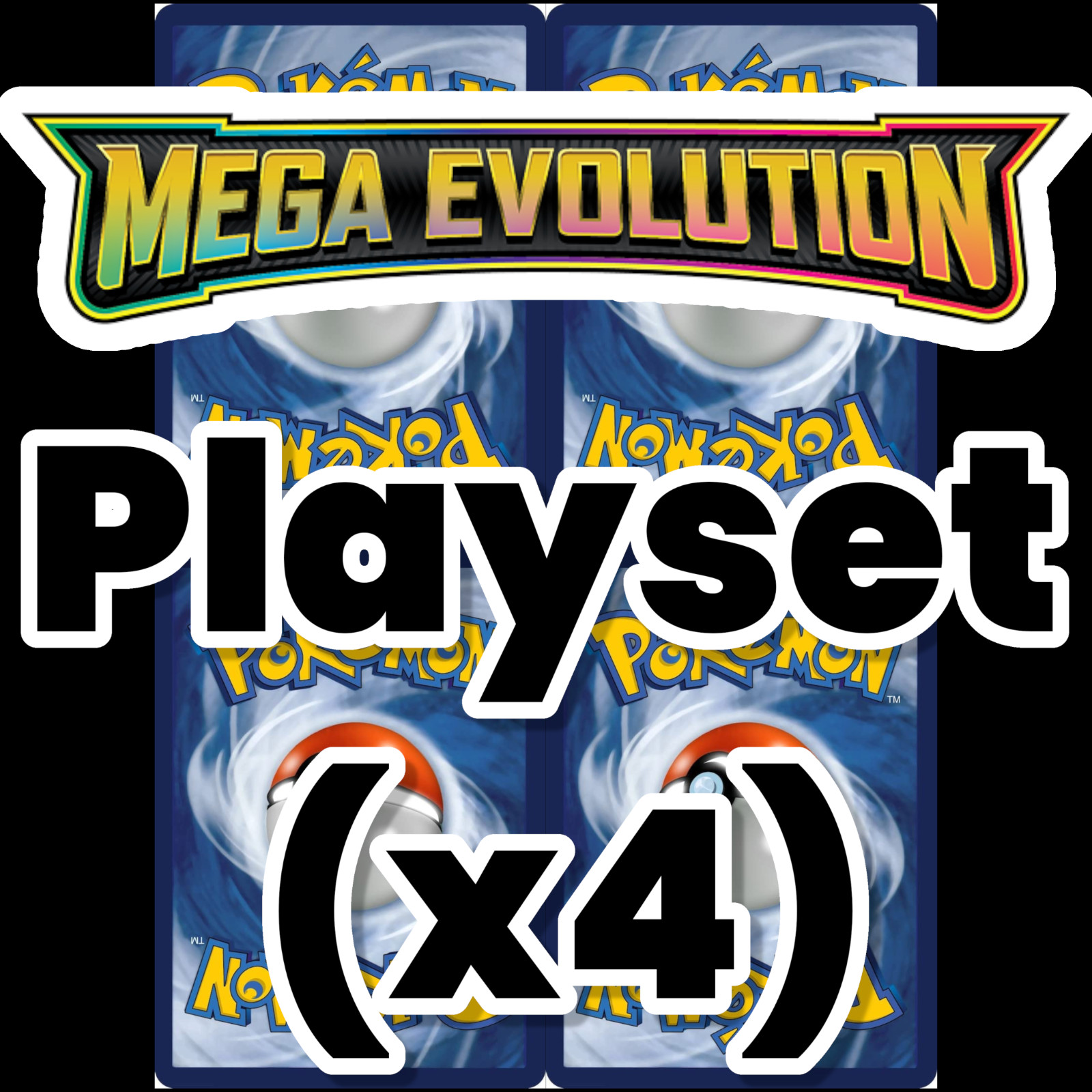 Mega Evolution Playsets x4 - Pokemon MEG En - RESTOCKED: 2/18/26