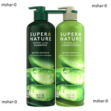 Super Nature Potent Aloe Gentle Moisture Shampoo  Conditioner Set, 30 fl oz
