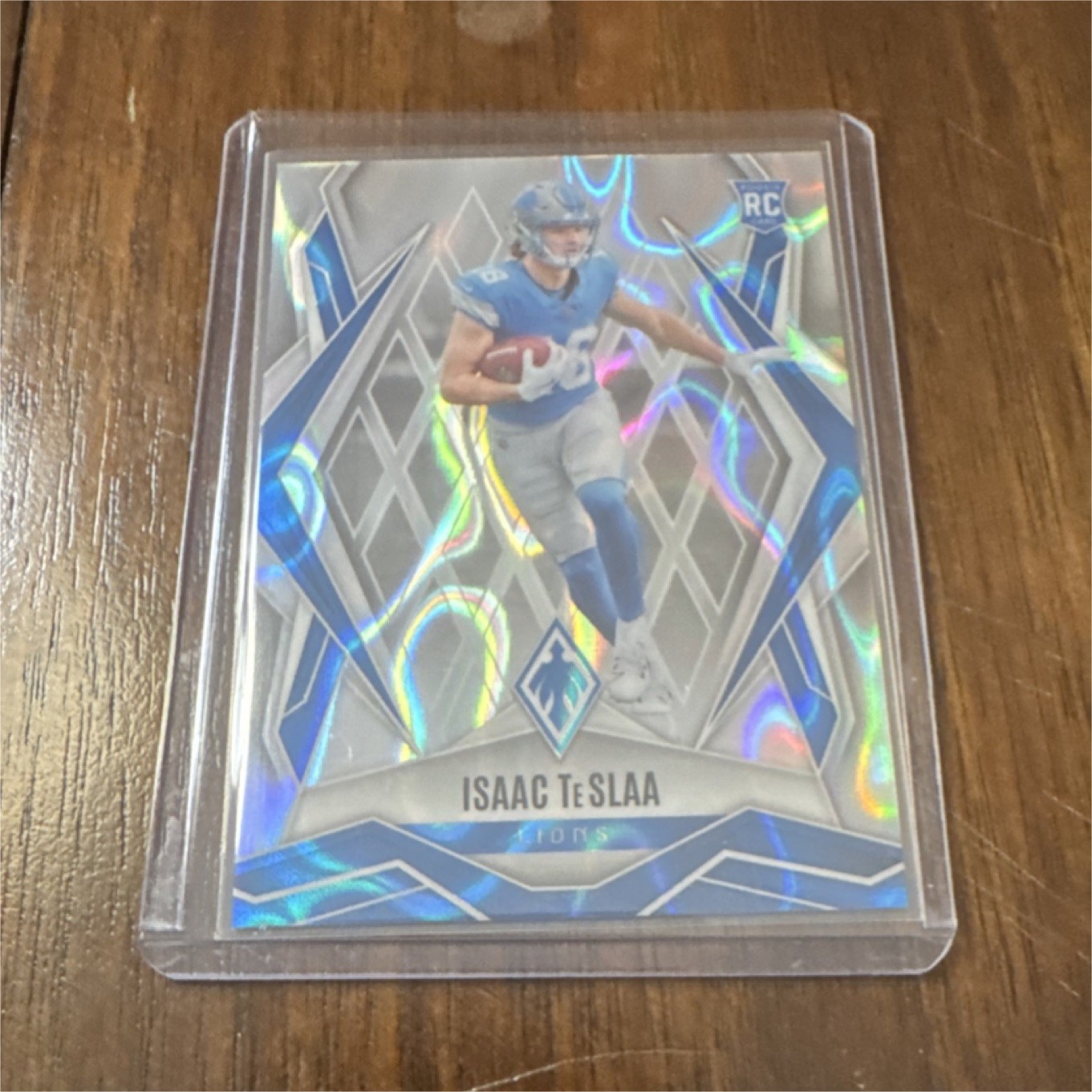 Panini 2025 Phoenix Rookie Isaac TeSlaa #189 Detroit Lions NFL Football Card