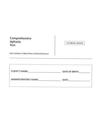 Comprehensive Aphasia Test: Scoring Book [Pack of 10], Kate Swinburn, Gillian Po