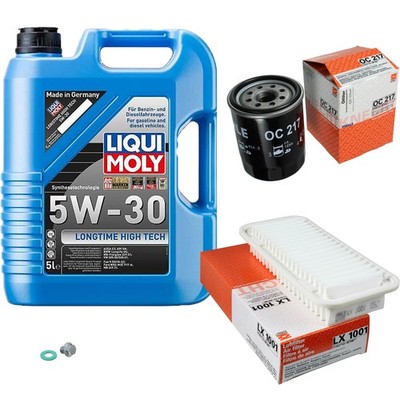 MAHLE Inspektionspaket 5 L Liqui Moly Longtime 5W-30 für Toyota Dyna 100