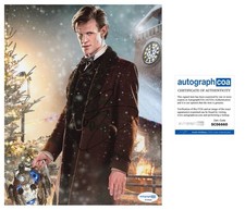 Matt Smith “Doctor Who” AUTOGRAPH 11th Doctor Signed 10x8 Photo ACOA
