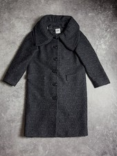 Moschino Cheap and Chic Women Black Wool Coat Size 12 US