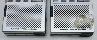 2X Olympus Pearlcorder X-01 Microcassette Recorder - Parts only
