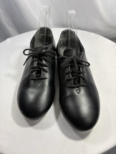 CAPEZIO WOMENS TAP SHOES 442B I1 BLACK SZ 6M LACE UPS