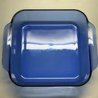 Pyrex Vintage Cobalt Blue Casserole Dish 8x8x2 Inch 222-R Blue