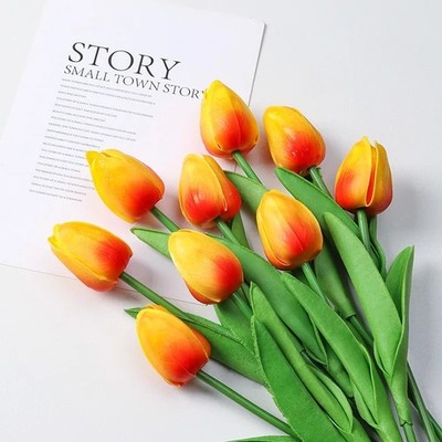 Artificial Tulips Real Touch Bridal Home Wedding Party Festival Decor US