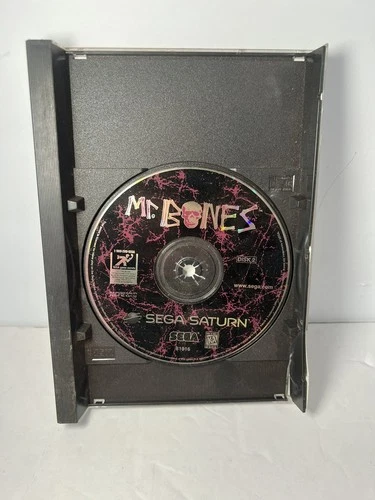 Mr. Bones DISK 2 ONLY (Sega Saturn, 1996) half of the BOX & REAR COVER ART