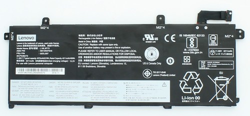 Lenovo Akku, accu, battery neuwertig 02DL007 90-100 % Restkap.  ThinkPad T490