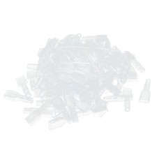 120 Pack 6.3mm Female Spade Wire Terminal Connector Insulated Cap Sleeve