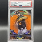2024 TOPPS TRIPLE THREADS AMBER #63 PAUL SKENES ROOKIE RC 140/199 PSA 8