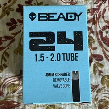 Beady Butyl Tube, 24x1.5-2.0" Schrader Valve 40mm