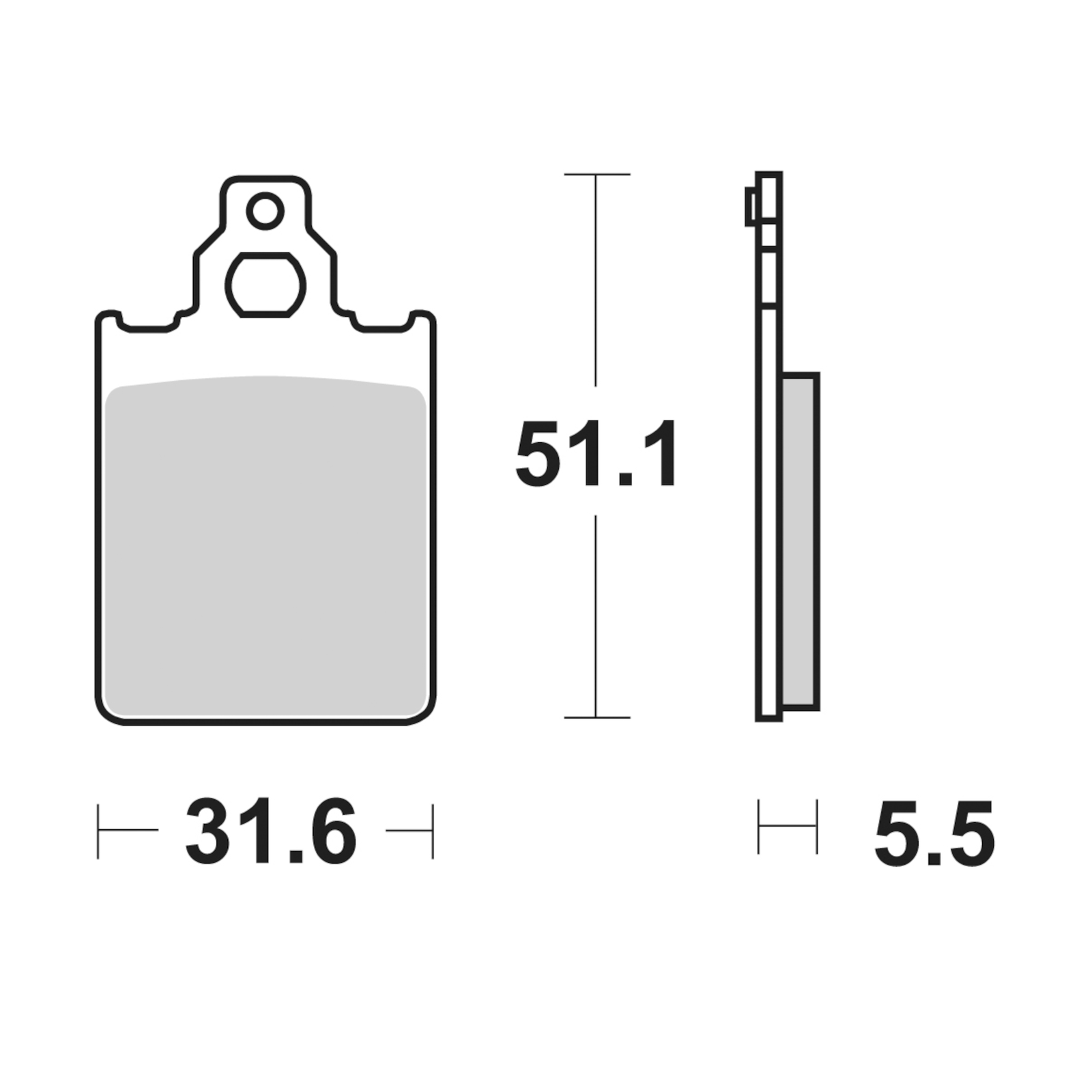 BAR Of Brake SBS p117-ct for Moto Spare Parts Accessories - Image 2