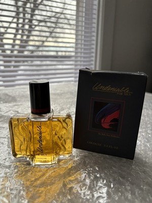 NEW Vintage Avon Undeniable Men Natural Cologne Spray 1991 3.4 fl By Billy Dee