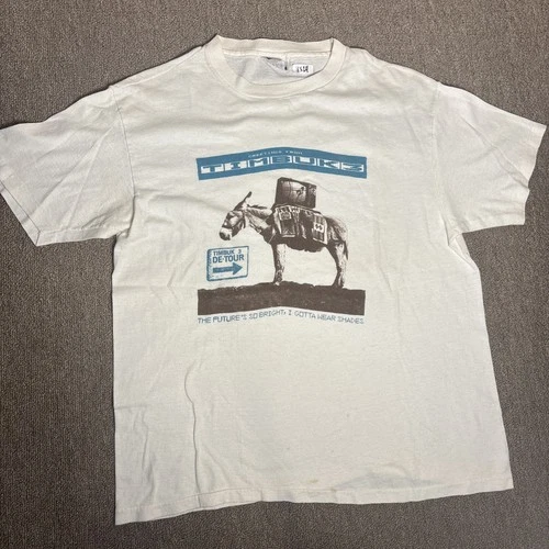 Timbuk 3 Future’s So Bright Tour Shirt Large Ub 1980s vintage concert t-shirt, vintage, size L, single stitch, B+ condition