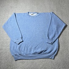 Russell Athletic Sweatshirt Mens XL Blue Crewneck Vintage Blank USA 70s Pullover